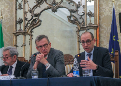Emilio Ricci, Luca Aniasi e il Prof. Tommaso Piffer – Università di Udine