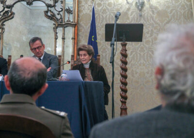 Luca Aniasi e Carla Argenton del direttivo della Fondazione CVL